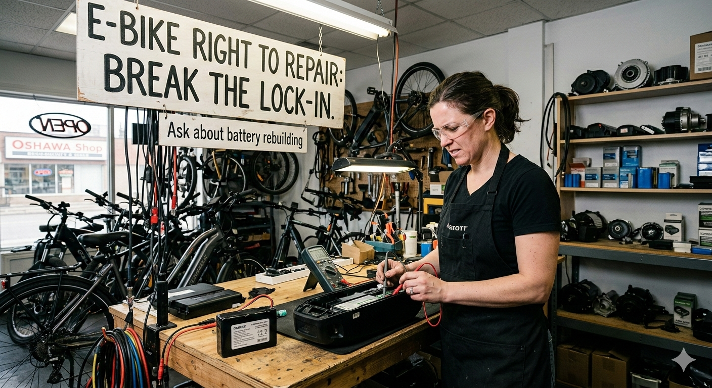 E-Bike Right to Repair: Proprietary Batteries, Lock-In, and What to Do About It
