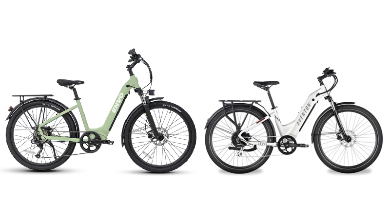 Best City Electric Bike Review: ENVO ST50 e-bike vs. Aventon Level.2 Step-Through