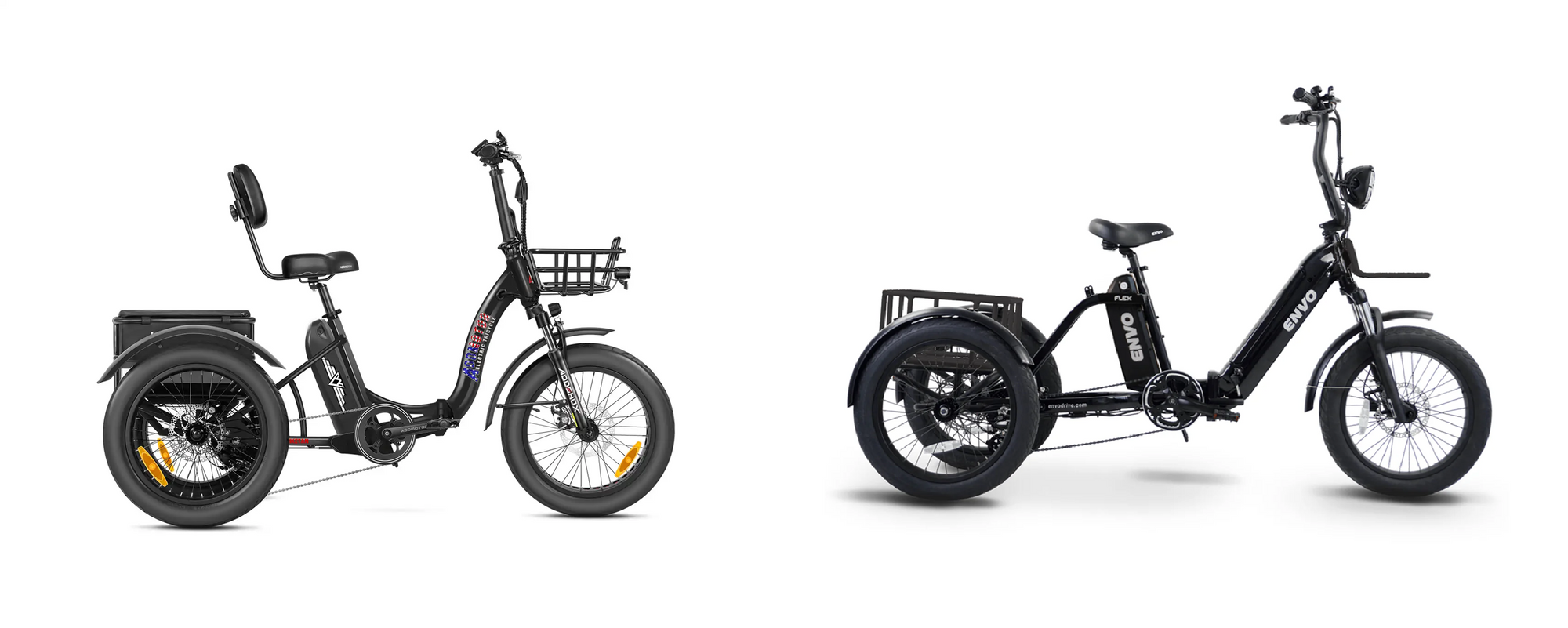Addmotor E-Trike M-330F vs ENVO Flex Trike : Detailed Comparison Review