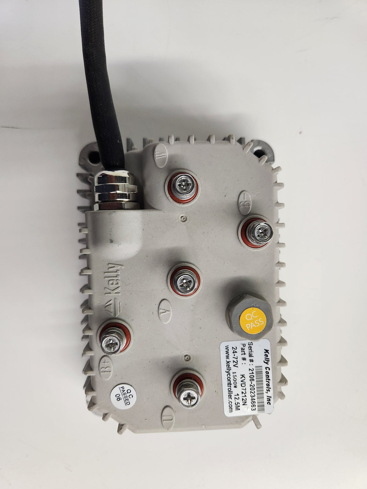 Kelly Sealed Trapezoidal KVD7212N BRUSHLESS DC MOTOR CONTROLLER for electric Car