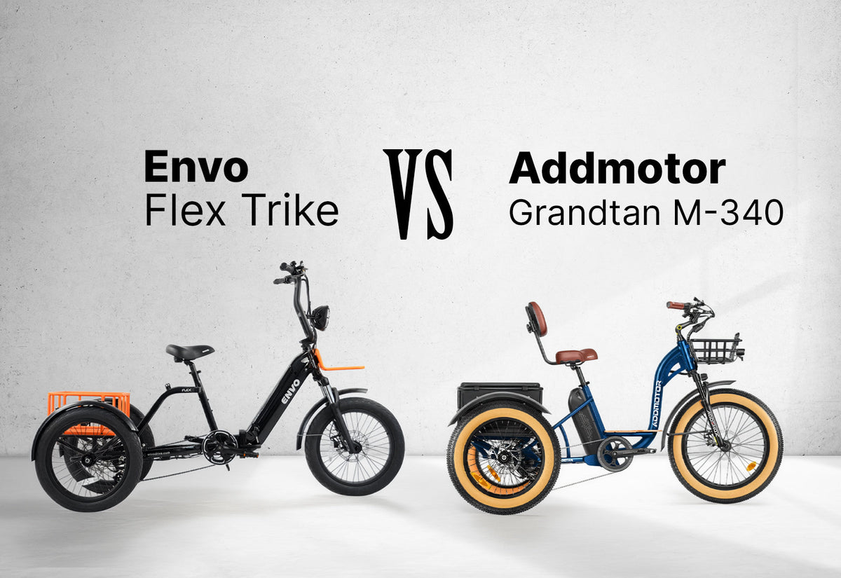 ENVO Flex Trike vs Addmotor M-340 Folding vs Full-Size Electric Trike