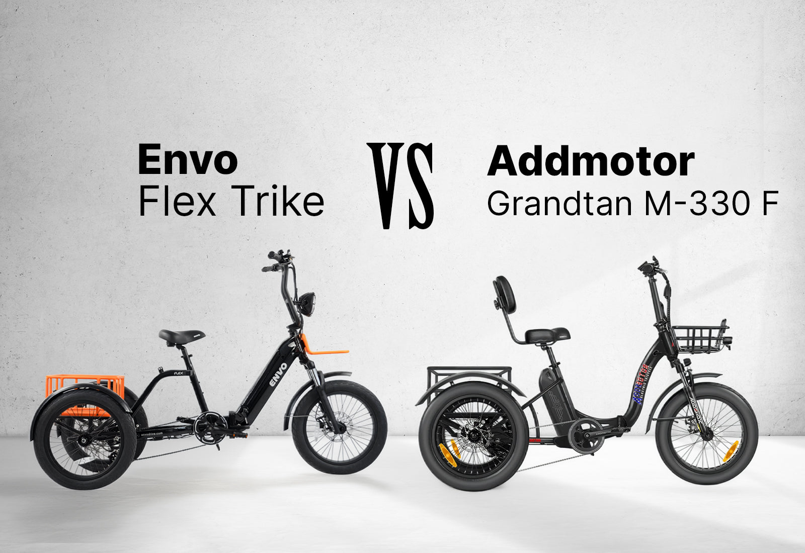 ENVO Flex Trike vs Addmotor M-330F Folding Electric Trike Face-Off