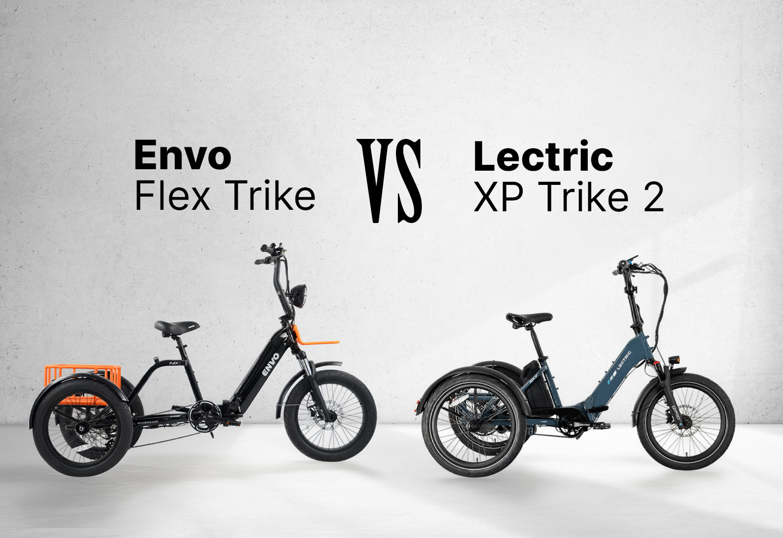 ENVO Flex Trike vs Lectric XP Trike 2 Premium vs Budget Electric Trike