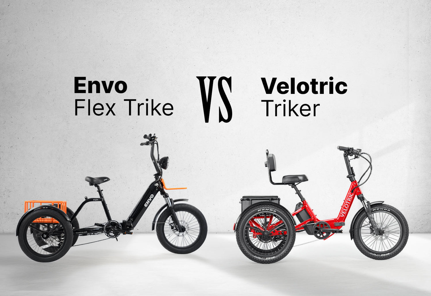 ENVO Flex Trike vs Velotric Triker