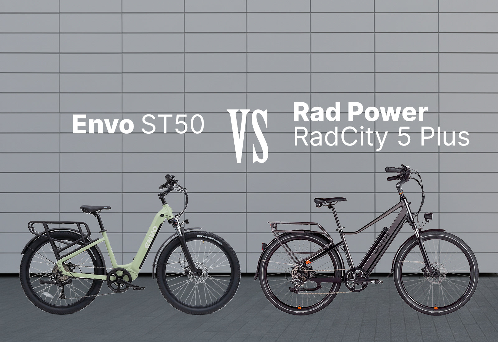 ENVO ST50 vs Rad Power RadCity 5 Plus