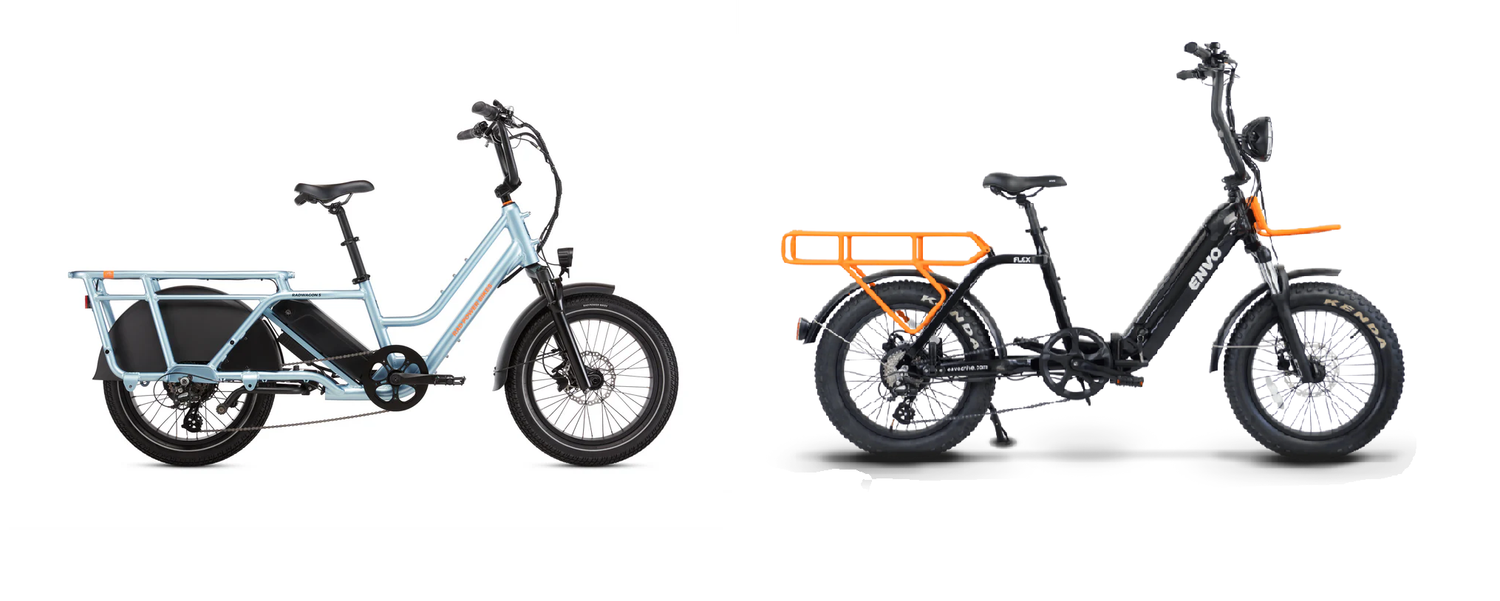 Best Cargo Bikes: ENVO Flex Overland vs. Rad Power RadWagon 5