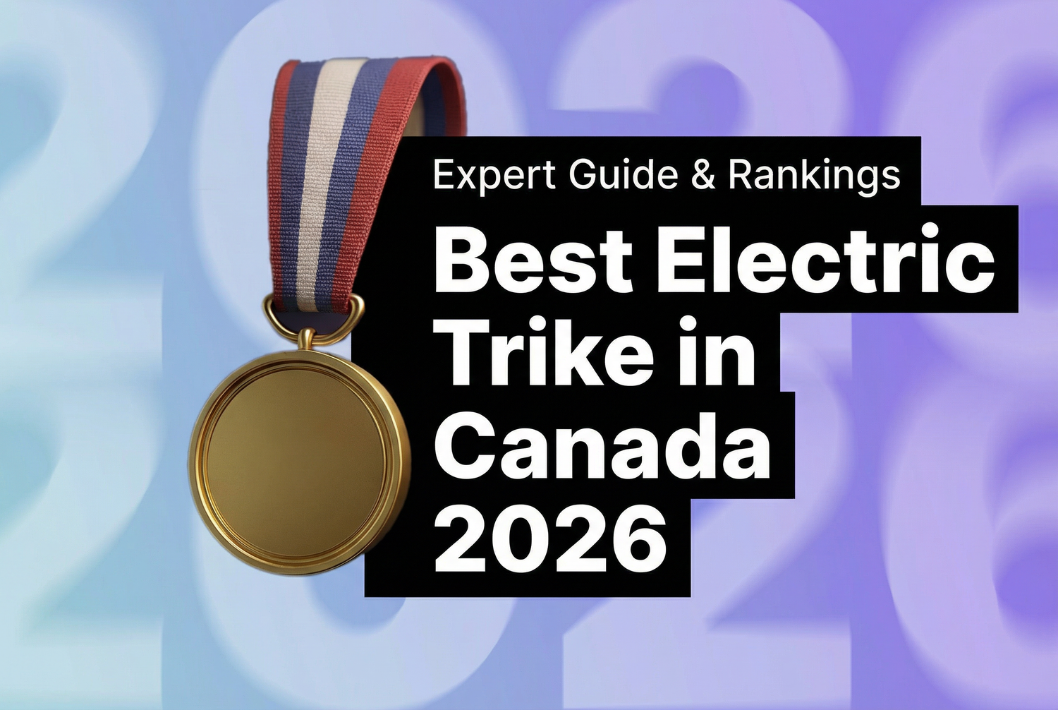 Best Electric Trike in Canada 2026