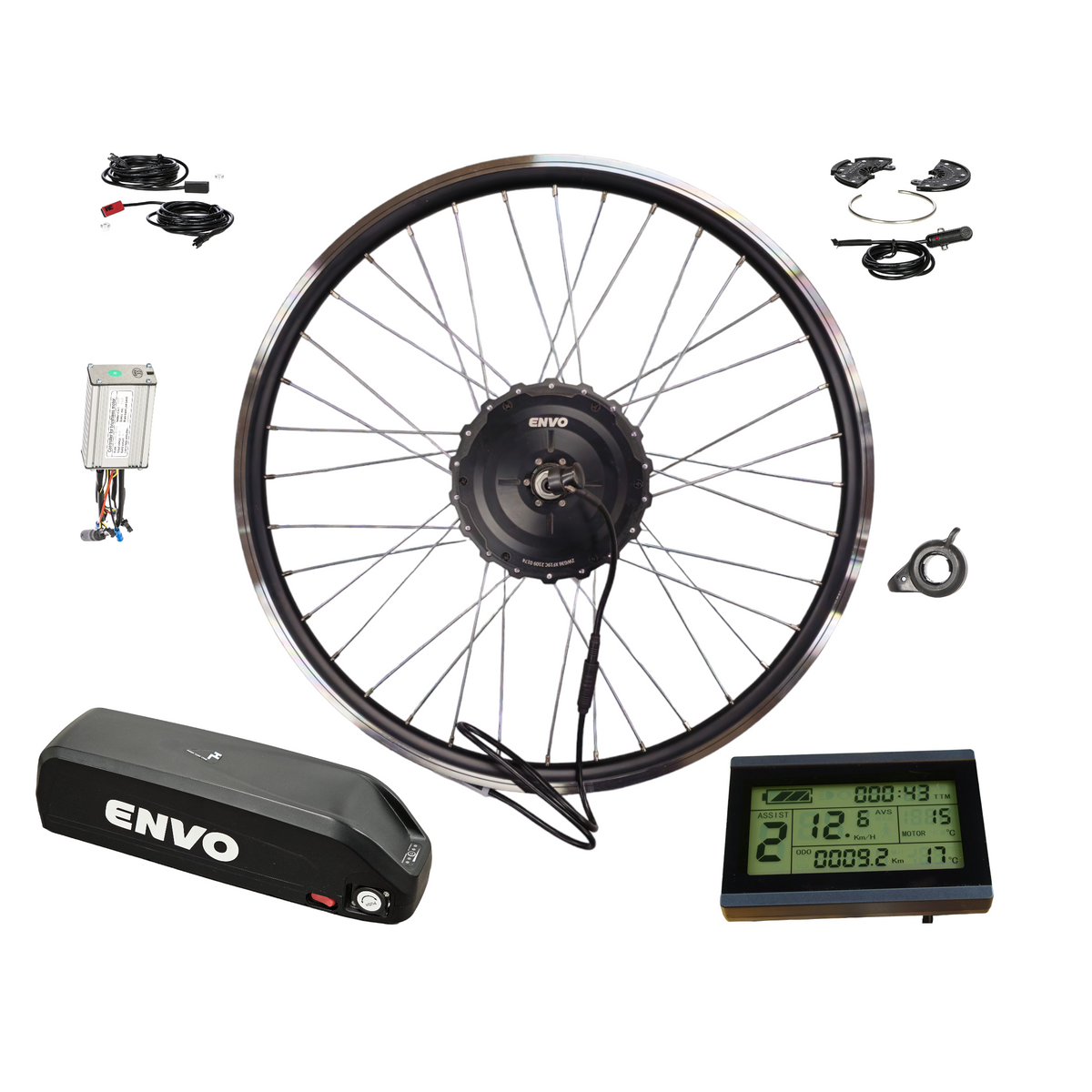 D35 Complete eBike Conversion Kit (500W Max Power)
