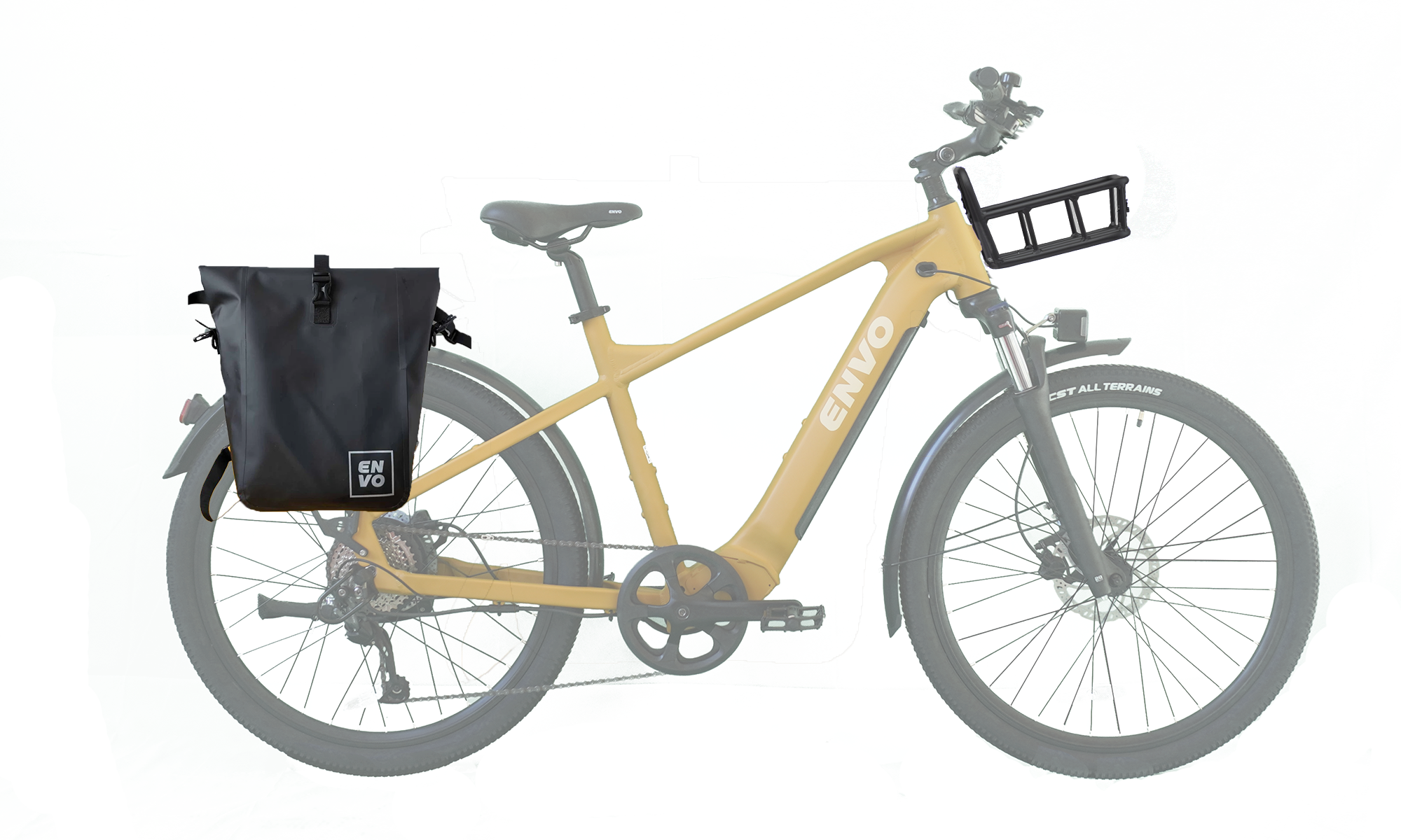 ENVO ST50 step-through with heavy-duty cargo rack capability