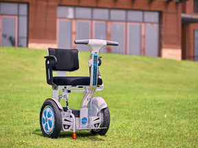 electric wheelchair on grass