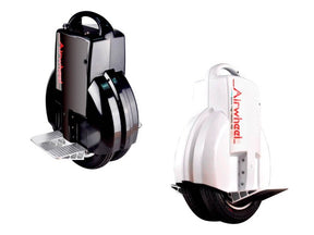 Airwheel unicycles electric in black and white