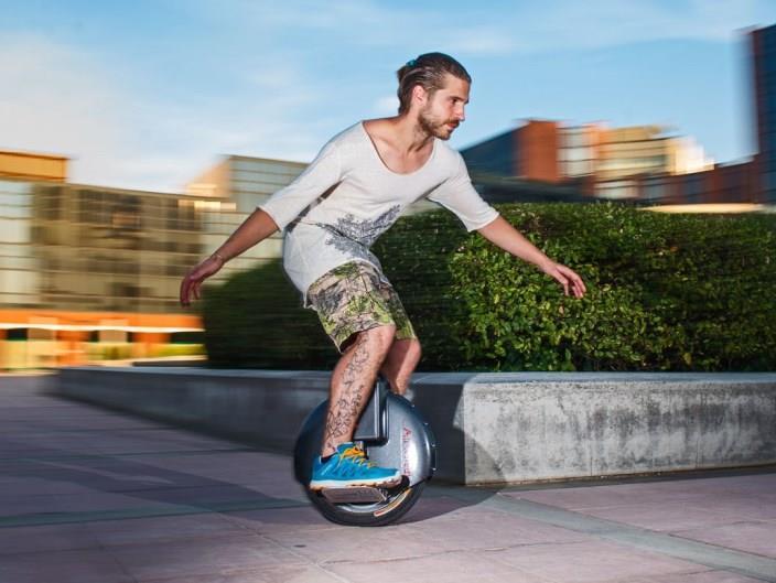 Airwheel X3 X3S electric unicycle being ridden