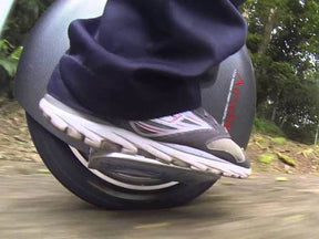 Airwheel unicycle in motion
