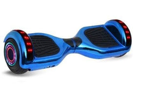 hoverboard in metallic blue