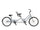 Vélo tandem Brickell 26 po/7 vitesses avec ou sans moteur électrique