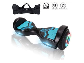 Smartboard R8 - 6.5" Cool Hoverboard with LED Wheel, LED Top, Bluetooth, Free Bag