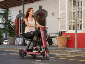 Relync R1 eletric wheelchair on street
