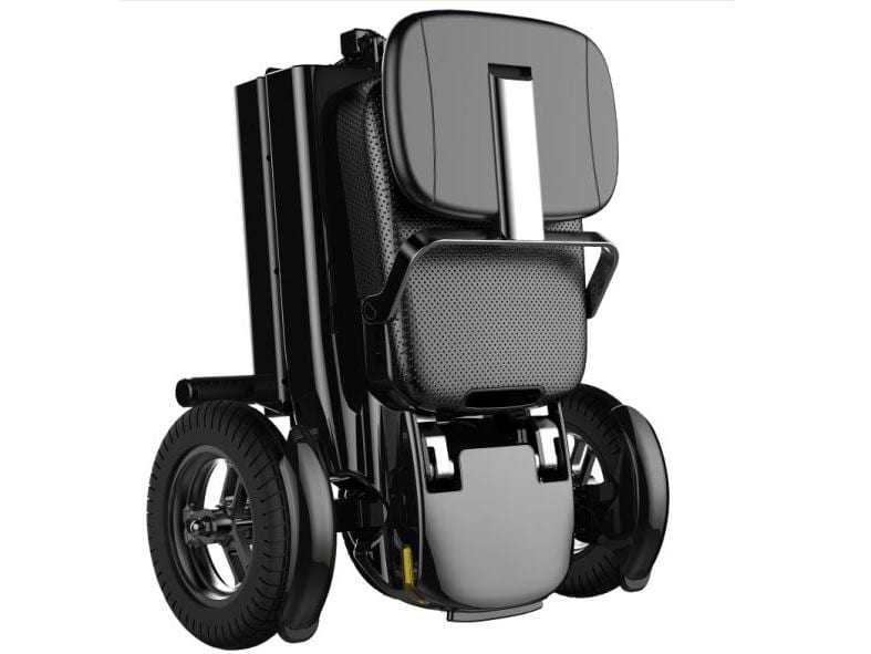 folded electric wheelchair
