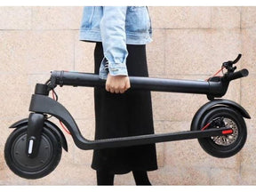 foldable electric scooter folded
