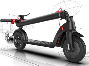 SmartKick X7 Pro - Electric Kick Scooter with Quick Removable Battery, Triple Breaks