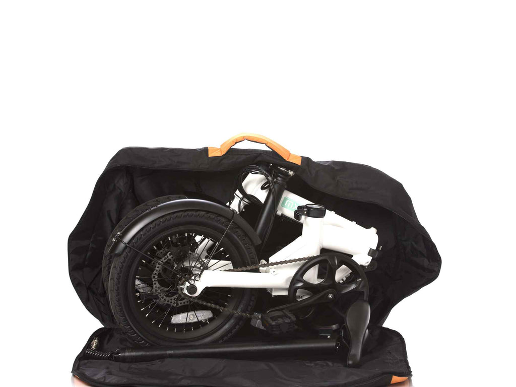 Sacoche De Selle Vélo Pliable - 20x6x8cm, Tissu Oxford 600D, Bandes Réfléchissantes, Fixation Universelle